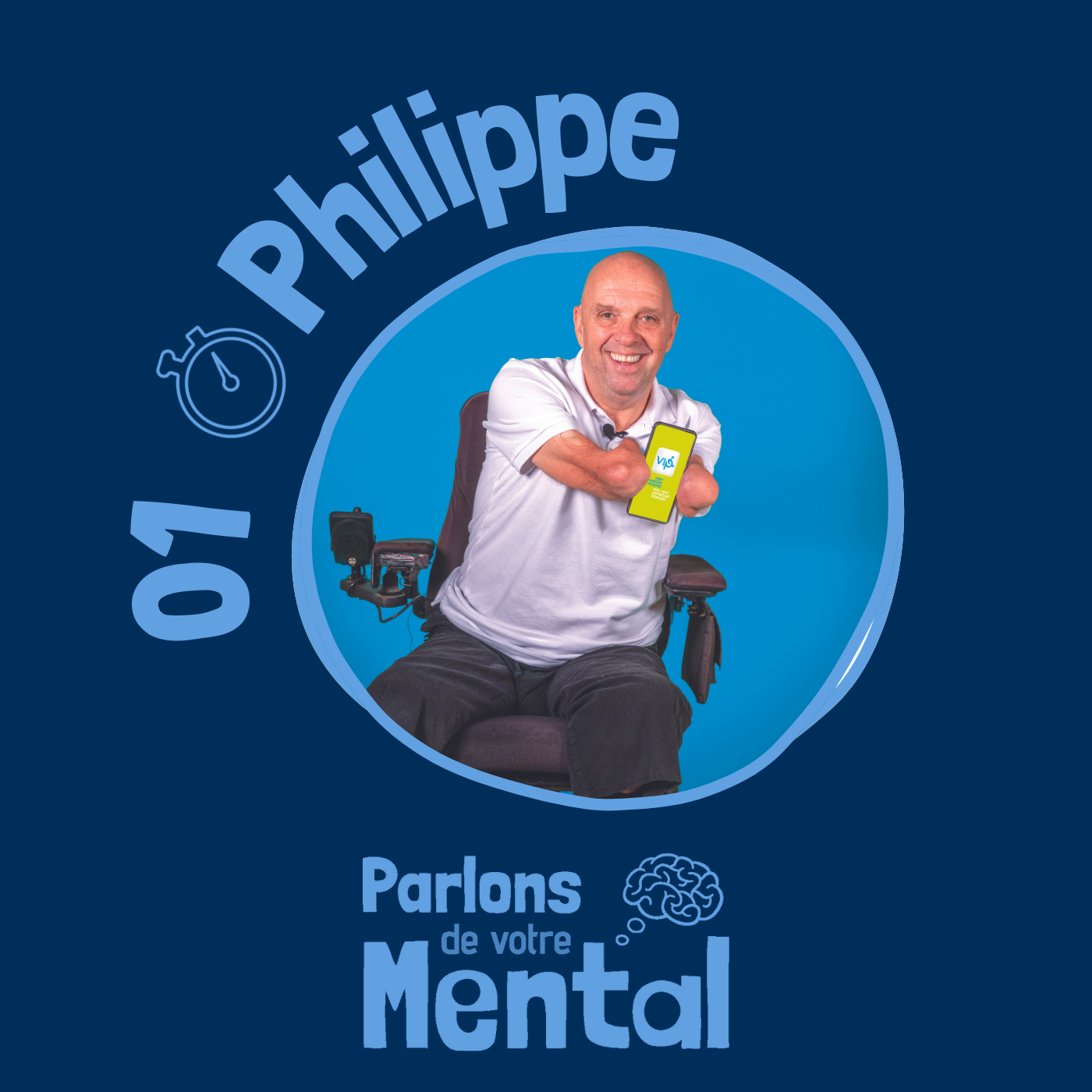 Pochette de l'épisode avec Philippe Croizon